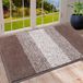 Merkloos SHACOS Antislip tapijt binnen buiten 60 x 90 cm bruin