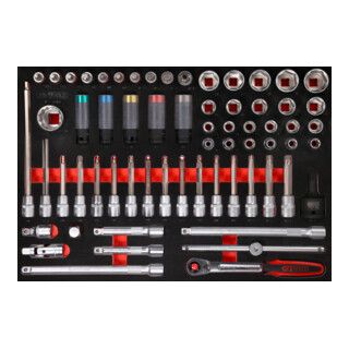 KS Tools 1/2" bit dopsleutelset - 64 stuks