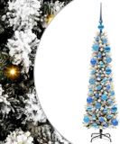 vidaXL Sapin de Noël artificiel Blanc 120 cm PVC et Métal et Plastique