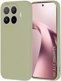 Techsuit Soft Flex Silicone Back Cover - Matcha - Geschikt voor Xiaomi 17T