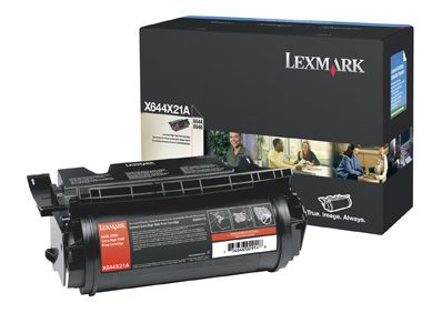 Lexmark X644X21E - Toner cartridge - zwart - 32000 pagina's - voor X644e MFP, X646e