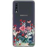 Samsung Galaxy A70 Bedrukt siliconen hoesje Printemps en fleurs