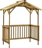 vidaXL Abri de barbecue Bois de pin 163,5x93x210 cm