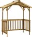 vidaXL Abri de barbecue Bois de pin 163,5x93x210 cm