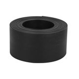 Merkloos Borderrand op rol - Gazonrand perkrand - Tuinafboording flexibel - 2mm dik - noir 1000*14*0.2cm