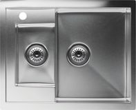 Klarstein TitanSteel Spoelbak 1.5 - 61 x 50 cm - RVS - Vlakinbouw - 2 jaar garantie