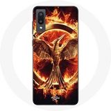 Maniacase Etui voor Samsung Galaxy A02 Hongerspelen Film Logo