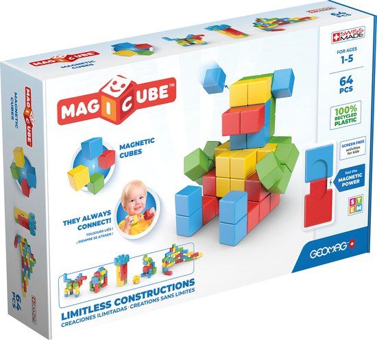 Geomag MagiCube Full Color Recycled Try me 64 delig