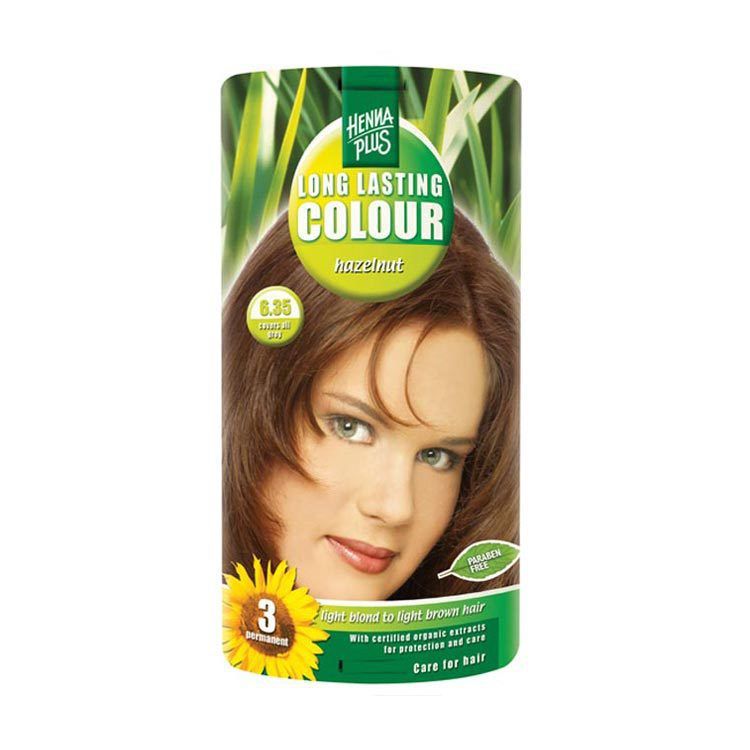 Hennaplus 6.35 Hazelnut Long Lasting Colours 100ml