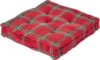 Homescapes zitkussen Edward tartan patroon 40 x 40 x 10 cm