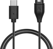 kwmobile USB-oplaadkabel type c geschikt voor Garmin Swim 2 / Tactix7 / Enduro / Epix 2 / Epix Pro - Kabel voor smartwatch - in zwart