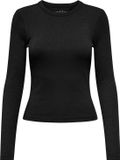 ONLY MATERNITY ONLY - OLMVAL L/S O-NECK TOP JRS - Dames - Lange mouwen shirts - Zwart - Maat XXL