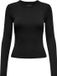 ONLY MATERNITY ONLY - OLMVAL L/S O-NECK TOP JRS - Dames - Lange mouwen shirts - Zwart - Maat XXL