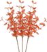 DK Design Kunstbloem Eucalyptus tak Silk - 3x - 72 cm - oranje