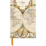 teNeues Antique Maps 2026 - Diary - Buch-/Taschenkal. 10x15 cm