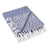 DII Sprei, bedsprei, nautisch blauw