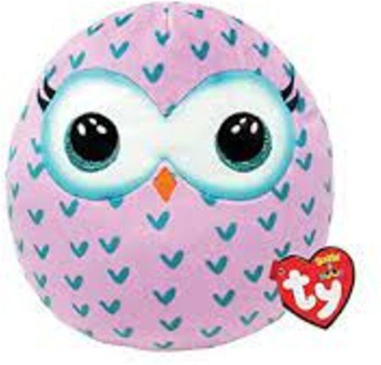 TY Squish a Boo Winks Uil Pluche 31cm