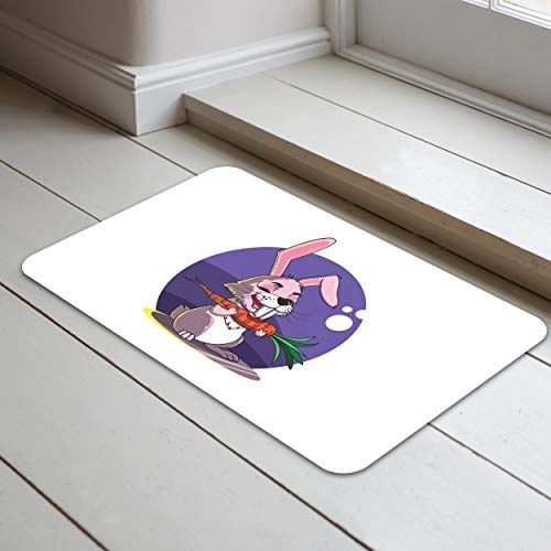 Bonamaison Antislip Badmatten - Doormat, Eenvoudig te Reinigen, Zacht Polyester Douchekleed, 1 Stuk, 40 x 70 cm, Ontworpen en Geproduceerd in Turkije