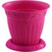 HEGA Marfil ronde bloempot met plaatdiameter 16 cm, intens gesorteerd