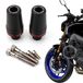 Chaoouyue Motorfiets frame schuifregelaar crashguard compatibel met Yamaha MT-09 MT 09 SP 2021-2023 Kuip Valbescherming Motorbescherming Anti-Crash Pad Protector