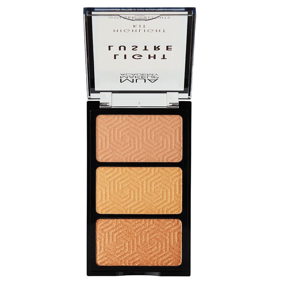 MUA Makeup Academy Golden Delights Light Lustre Trio - 9ml - 5055402969399