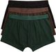STHUGE - Heren - Hip-pants OEKO-TEX set van 3 onderbroek - Donkergroen - Maat XXL