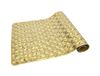 Antislip badmat met zuignappen, antislip badmat voor douche, machinewasbaar, badkuip, kinderen, douche- en badmat, peutervriendelijk, badmatten voor badkamer, 38 x 68 cm, goud
