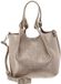 GIANNI CHIARINI Leren handtas schoudertas Dua Handbag Mirage - Clay goudkleurig
