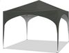 Happiq Tente de réception 3x3m - Tonnelle pop-up avec toit semi-circulaire - Pavillon de jardin imperméable avec auvent pliable pour marché extérieur et événements