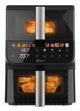 Cecotec Cecofry DuoLevel 10000 DuoSize Window Dubbel 10 l Vrijstaand 2000 W Friteuse à air chaud Noir