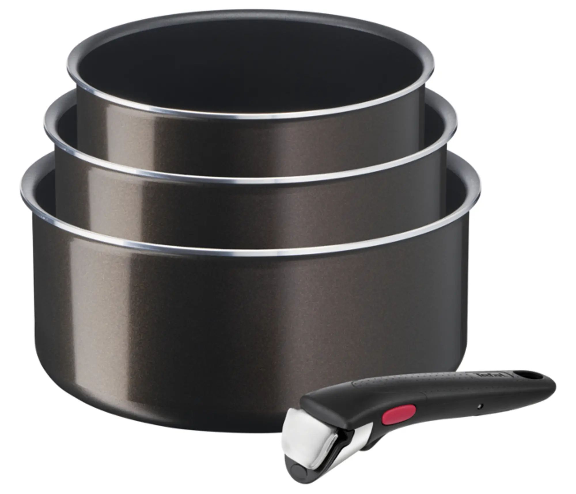 Tefal Ingenio Easy Plus 4-delig - Braadset - 16/18/20 cm + handgreep