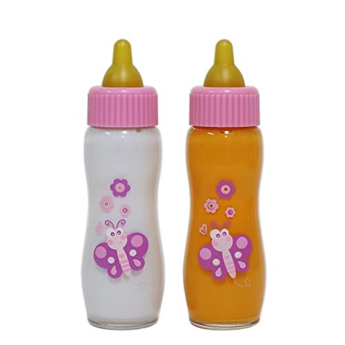JCtoys - Accessoires flesjes voor poppen, roze (81060)