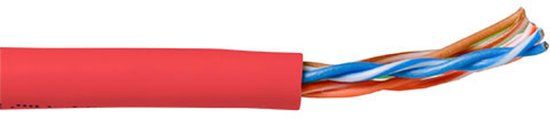 ACT EP355B CAT5E U/UTP Patchkabel Soepel Rood - 305 meter