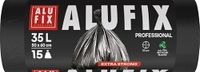 ALUFIX Economy Vuilniszakken/LDPE/ 50x60cm/ 20 μm/ 35l/ 48x15 stuks/zwart