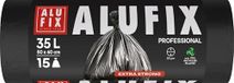 ALUFIX Economy Vuilniszakken/LDPE/ 50x60cm/ 20 μm/ 35l/ 48x15 stuks/zwart