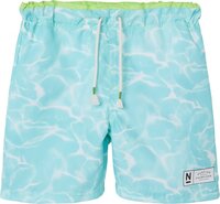 Name It Jongens Zwemshort Kinderen NKMZAGLO Waterprint Blauw - Maat 140
