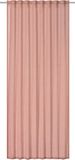 Elbersdrucke Gordijn met lussen Air 255x140 cm roze transparant