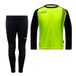 Uhlsport Kit Gardien Impulse - Jaune Fluo/noir Enfant, pointure 140 cm