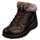Skechers Heren Garner - Newick 210803Mocassin, Bourgondië Patent Duraleather Faux Fur, 39 EU