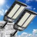 Lampe solaire, IP66, avec télécommande, 2 pièces