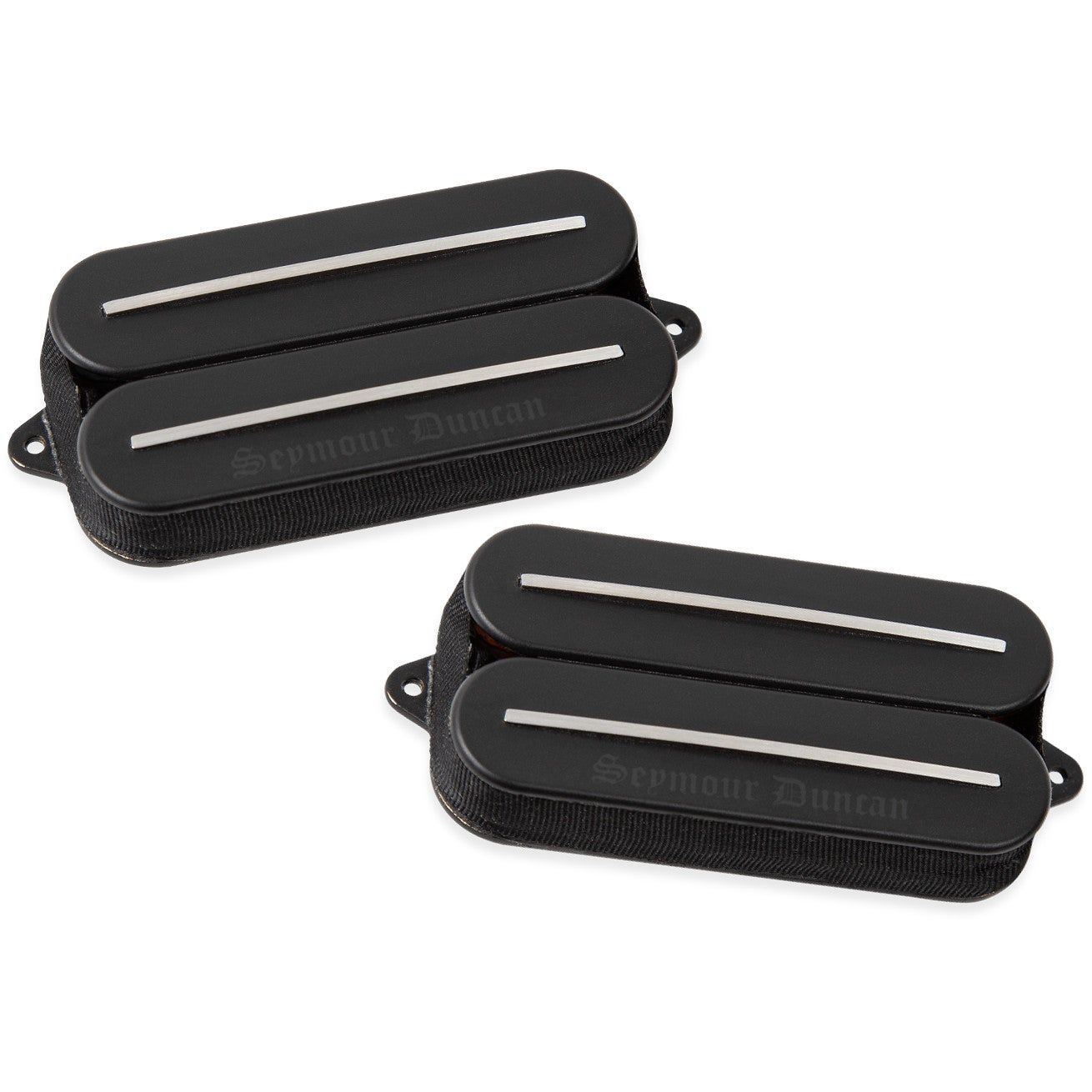Seymour Duncan Black Winter Rails Humbucker Pickup Set - 6-String, Passief, High-Output, Keramische Magneten - Zwart