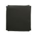 Mavis Rod Chair Cushion Black Leather