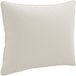 vidaXL Rugkussen PUTTEN 100% Polyester Wit 50 x 40 x 15 cm