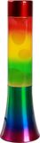 i-Total Lavalamp - Lava Lamp - Sfeerlamp - 30x9 cm - Glas/Aluminium - 25W - Regenboog - XL2461