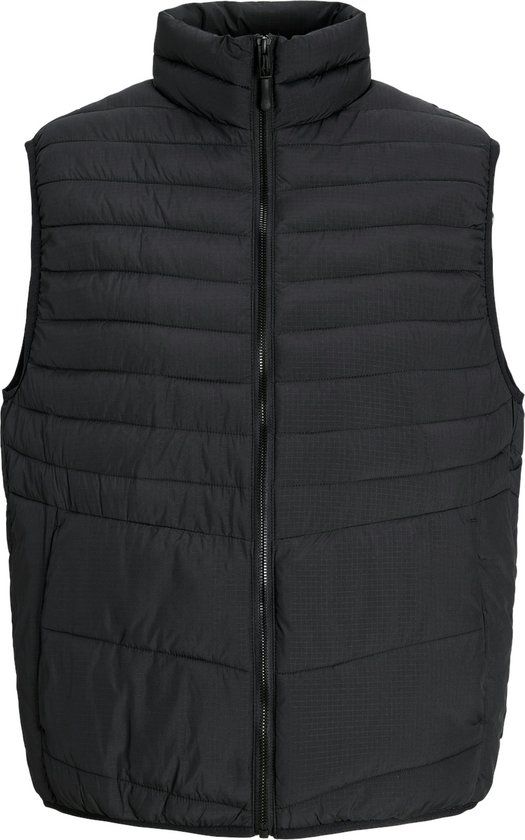 JACK&JONES JJESTATE PACKABLE BW COLLAR NOOS Heren Gilet - Black - Maat L