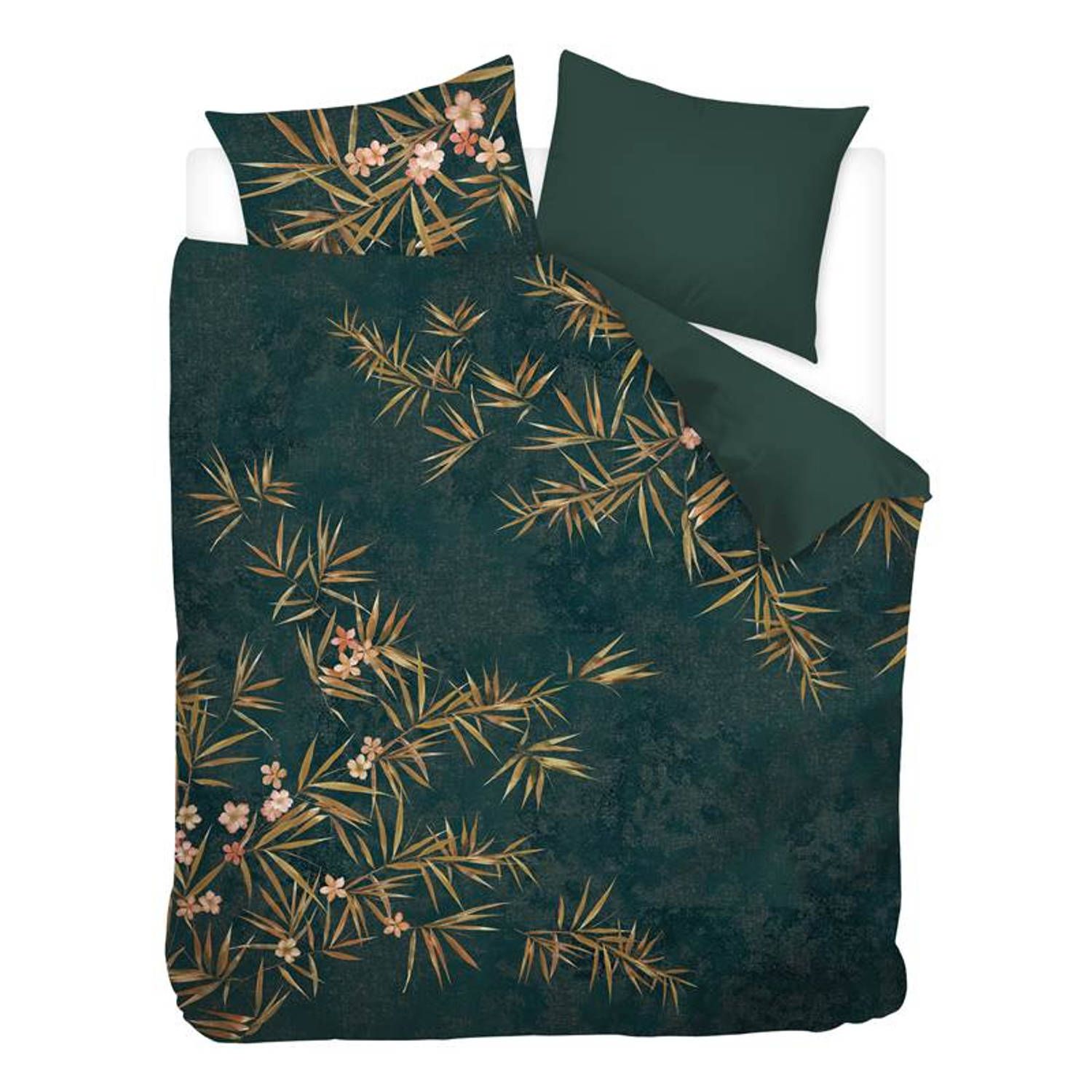 Snoozing Bamboo - Flanel Dekbedovertrek - Tweepersoons 200x200/220 cm - Multi