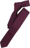 Venti Stropdas - Bordeaux - Donkerblauw Dessin