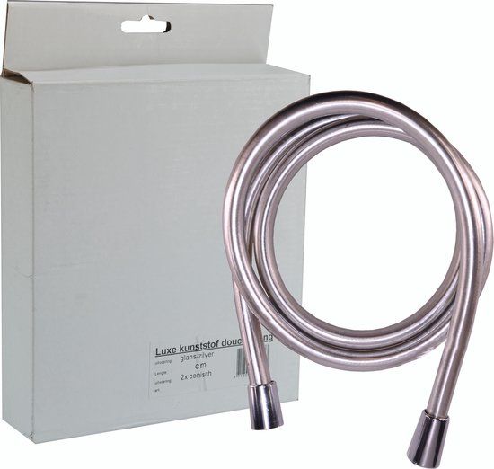 Wiesbaden Luxe Doucheslang - Kunststof - 175 cm - Zilver