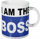 Mok Out of the Blue XL koffiemok I am the Boss