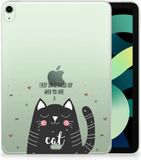 B2Ctelecom iPad Air (2020/2022) 10.9 inch Tablet Back Cover Cat Good Day
